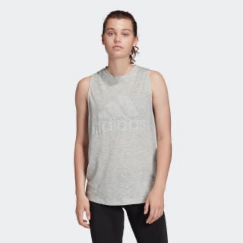 Adidas grey tank top
